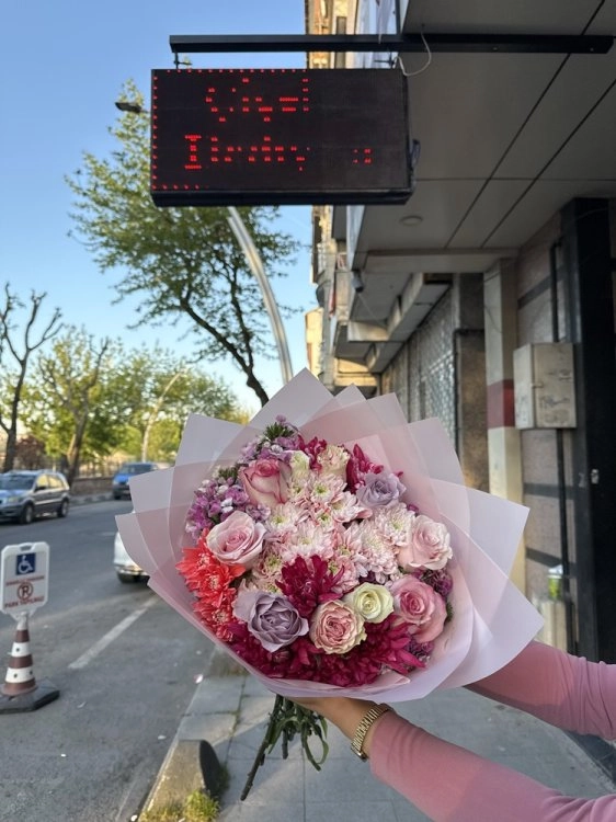 Toz Pembe Hayaller Buketi