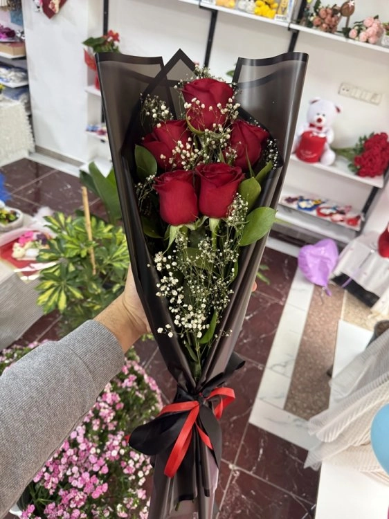 Zarafet Buketi 5'Li Gül 